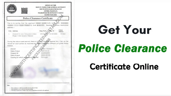 Get Police Clearance Certificate Karachi (Fast & Legal Service)