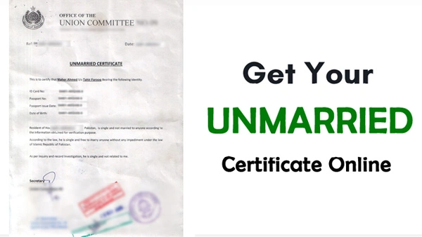 Unmarried Certificate Pakistan | Single Status Certificate