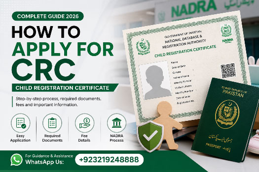 How to Apply for NADRA CRC (Child Registration Certificate) in Pakistan – Complete Procedure